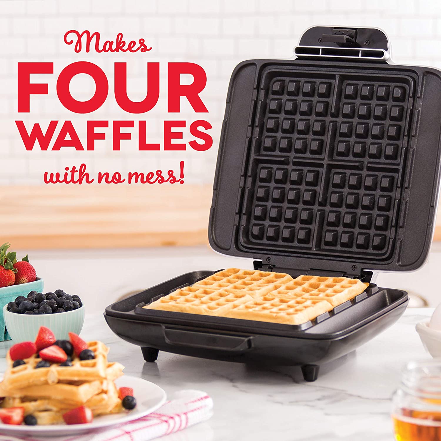 Breakfast Express® Belgian Waffle & Omelet Maker